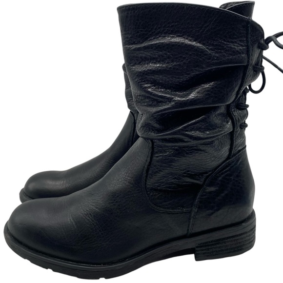 Sofft Womens Shoes Sharnell Low Boots 6.5 Black Leather Aqua Sofft Comfortable - Picture 14 of 14